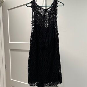 Free People Black Lace Dress